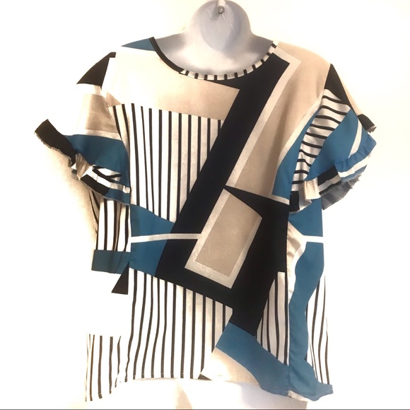 Geometric blouse - Picture 2 of 4